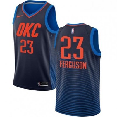 Youth Nike Oklahoma City Thunder 23 Terrance Ferguson Swingman Navy Blue NBA Jersey Statement Edition