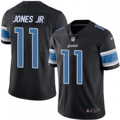 Men Nike Detroit Lions 11 Marvin Jones Jr Limited Black Rush Vapor Untouchable NFL Jersey