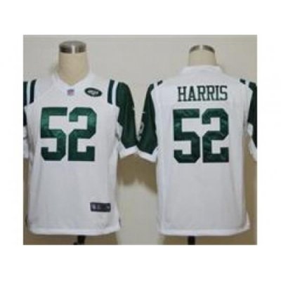 Nike New York Jets 52 David Harris White Game NFL Jersey