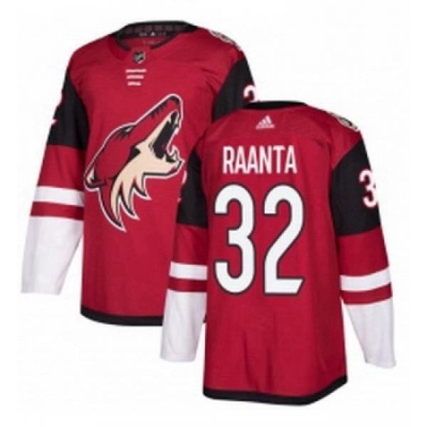 Youth Adidas Arizona Coyotes 32 Antti Raanta Authentic Burgundy Red Home NHL Jersey