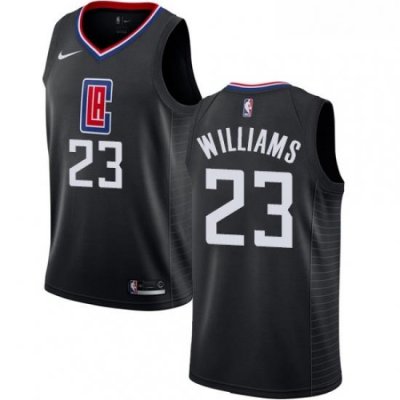 Youth Nike Los Angeles Clippers 23 Louis Williams Swingman Black Alternate NBA Jersey Statement Edition