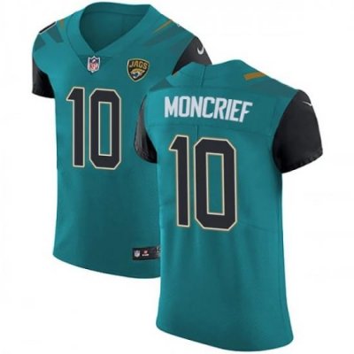 Men Nike Donte Moncrief Jacksonville Jaguars Elite Teal Team Color Vapor Untouchable Team Color Jersey