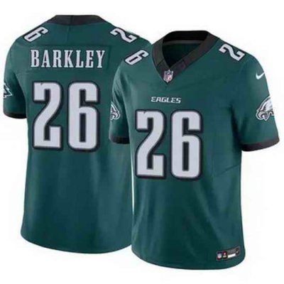 Men Philadelphia Eagles Saquon Barkley #26 Green F U S E Limited Stitched Football Jersey