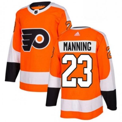 Mens Adidas Philadelphia Flyers 23 Brandon Manning Premier Orange Home NHL Jersey