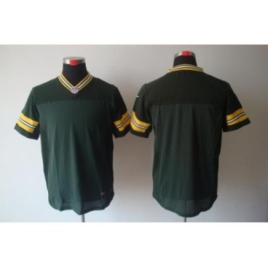 Nike Green Bay Packers Blank Green Elite NFL Jersey