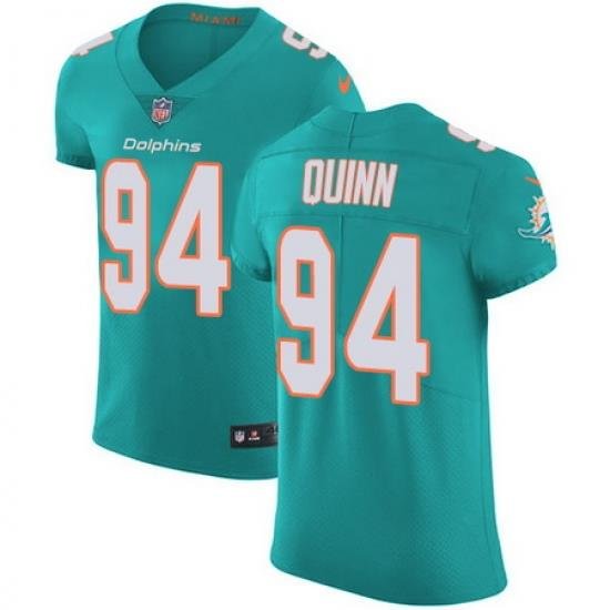 Nike Dolphins #94 Robert Quinn Aqua Green Team Color Mens Stitched NFL Vapor Untouchable Elite Jersey