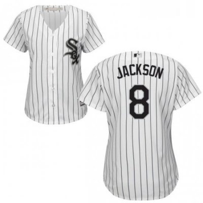 Womens Majestic Chicago White Sox 8 Bo Jackson Authentic White Home Cool Base MLB Jersey