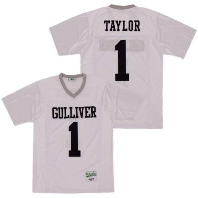 Men SEAN TAYLOR 1 HIGH SCHOOL FOOTBALL JERSEY white