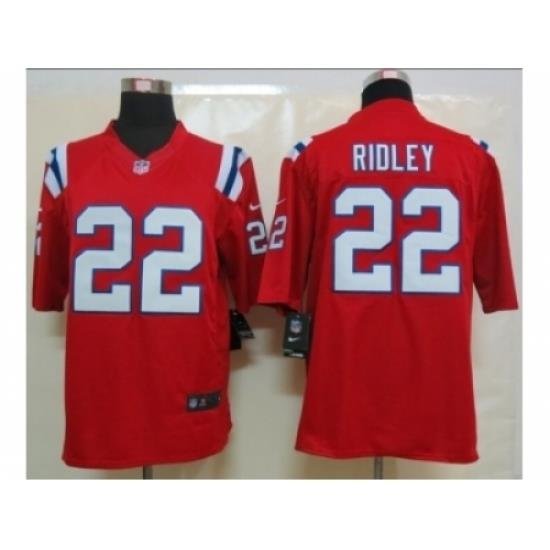 Nike NeW England Patriots 22 Stevan Ridley red Limited NFL Jersey