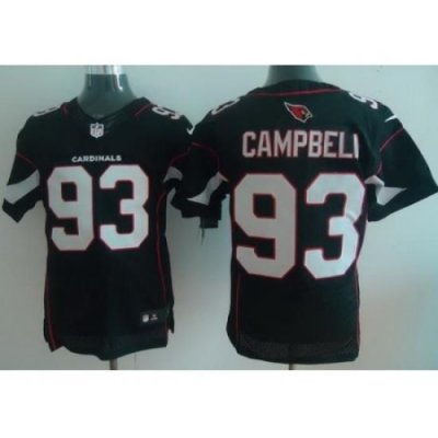 Nike Arizona Cardinals 93 Calais Campbell Black Elite NFL Jersey