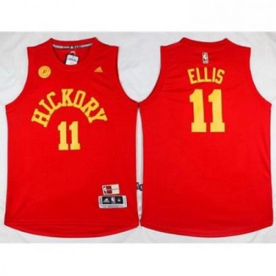 Pacers 11 Monta Ellis Red Hardwood Classics Stitched NBA Jersey