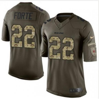 Nike Chicago Bears #22 Matt Forte Green Men 27s Stitched NFL Limited Salute to Service Jersey