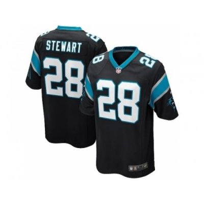 Nike Carolina Panthers 28 Jonathan SteWart black Game NFL Jersey