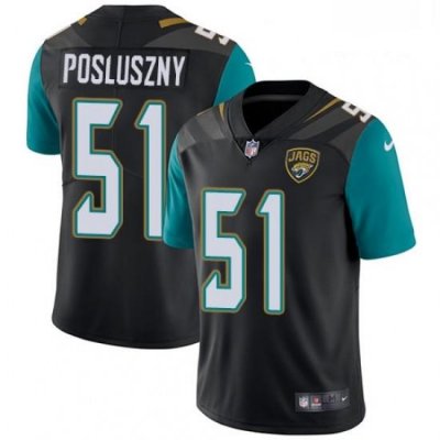 Men Nike Jacksonville Jaguars 51 Paul Posluszny Black Alternate Vapor Untouchable Limited Player NFL Jersey