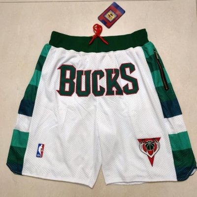 Milwaukee Bucks Basketball Shorts 011