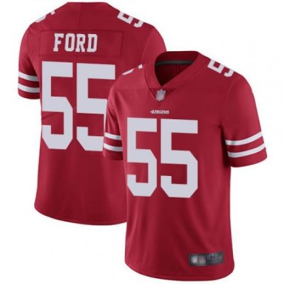 49ers 55 Dee Ford Red Team Color Youth Stitched Football Vapor Untouchable Limited Jersey