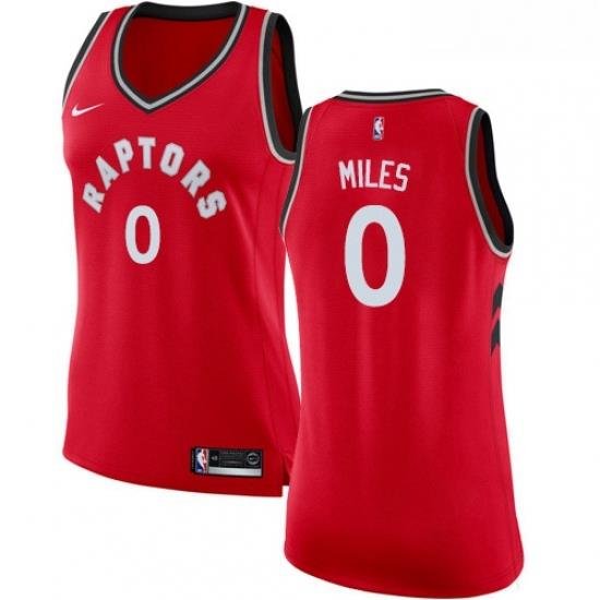 Womens Nike Toronto Raptors 0 CJ Miles Swingman Red Road NBA Jersey Icon Edition