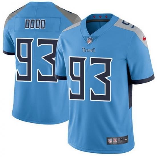 Nike Titans #93 Kevin Dodd Light Blue Team Color Mens Stitched NFL Vapor Untouchable Limited Jersey