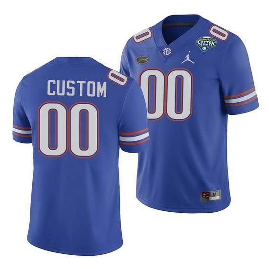 Florida Gators Custom Royal 2020 Cotton Bowl Classic College Football Jersey