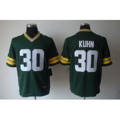 Nike Green Bay Packers 30 John Kuhn Green Game NFL Jersey