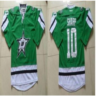 Dallas Stars #10 Patrick Sharp Green Stitched NHL Jersey