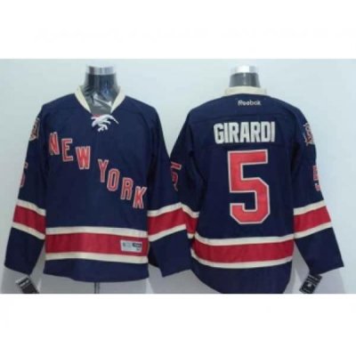 nhl jerseys new york rangers #5 girardi dk.blue[85th]