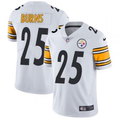 Nike Steelers #25 Artie Burns White Mens Stitched NFL Vapor Untouchable Limited Jersey