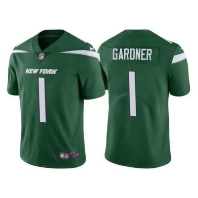 Nike New York Jets 1 Ahmad Gardner Green 2022 NFL Draft Vapor Untouchable Limited Jersey