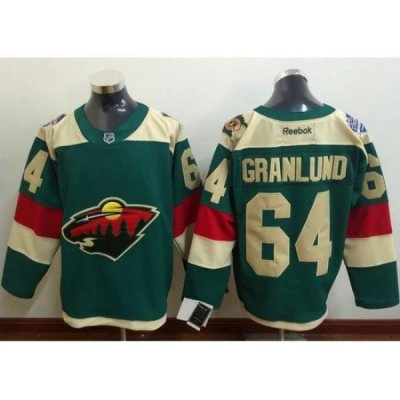 Wild #64 Mikael Granlund Green 2016 Stadium Series Stitched NHL Jersey