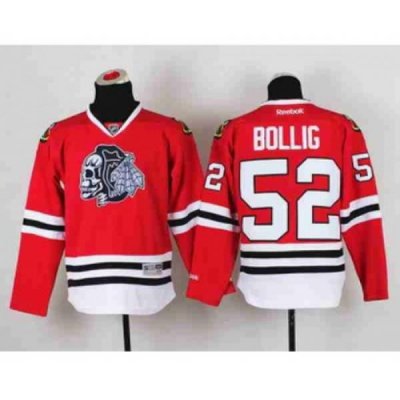 youth nhl jerseys chicago blackhawks #52 bollig red-1[the skeleton head]