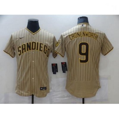 Youth Nike San Diego Padres 9 Jake CronenWorth Sand BroWn 2021 Road Player Jersey