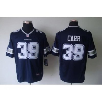 Nike Dallas CoWboys 39 Brandon Carr Blue LIMITED NFL Jersey