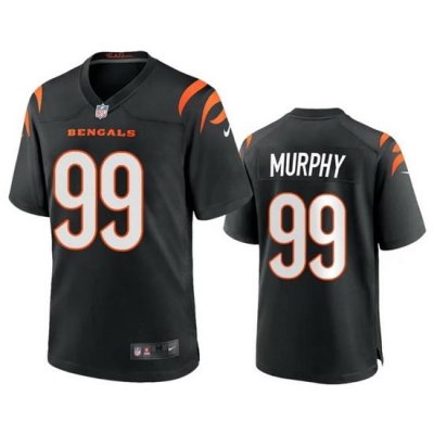 Men Cincinnati Bengals 99 Myles Murphy Black Stitched Game Jersey