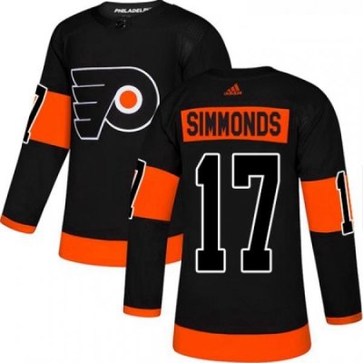 Youth Adidas Philadelphia Flyers 17 Wayne Simmonds Premier Black Alternate NHL Jersey