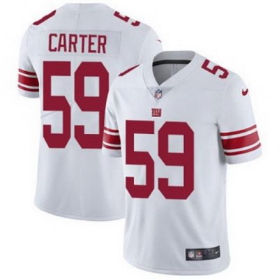 Nike Giants #59 Lorenzo Carter White Mens Stitched NFL Vapor Untouchable Limited Jersey