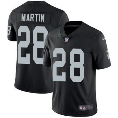 Nike Raiders #28 Doug Martin Black Team Color Youth Stitched NFL Vapor Untouchable Limited Jersey