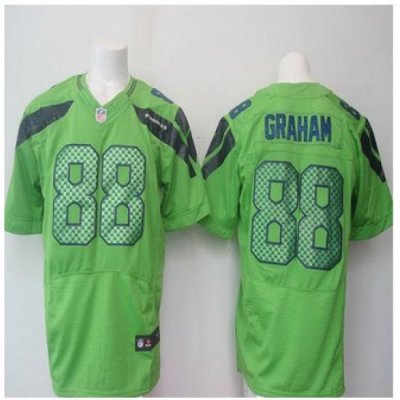 New Seattle Seahawks #88 Jimmy Graham Green Alternate Men''''s Stitched NFL Elite Jersey