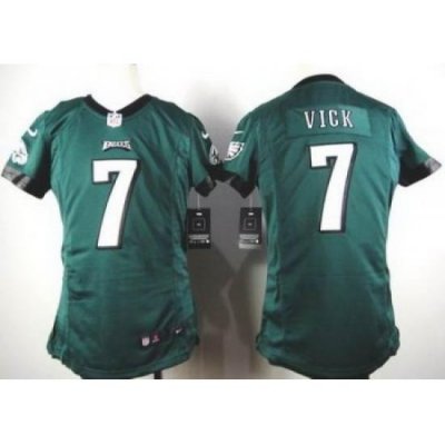 Youth Nike Philadelphia Eagles 7# Michael Vick Green Nike NFL Jerseys