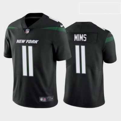 men denzel mims new york jets black vapor limited jersey