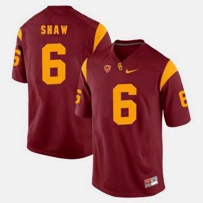 Men Usc Trojans Josh Shaw Pac 12 Game Red Jersey