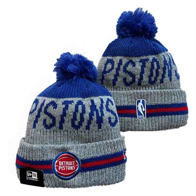 Detroit Pistons Knit Hats 001