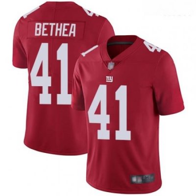 Giants 41 Antoine Bethea Red Alternate Men Stitched Football Vapor Untouchable Limited Jersey