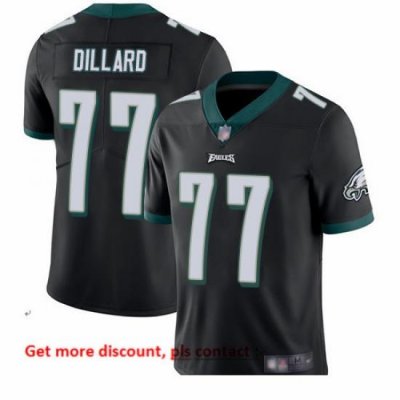 Eagles 77 Andre Dillard Black Alternate Men Stitched Football Vapor Untouchable Limited Jersey