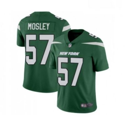 Youth New York Jets 57 CJ Mosley Green Team Color Vapor Untouchable Limited Player Football Jersey