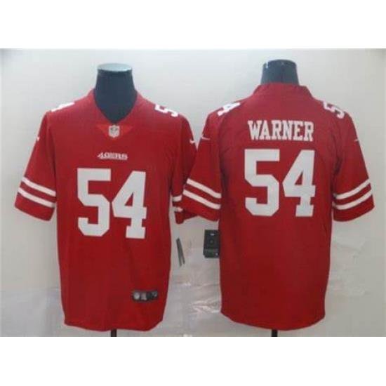 Toddler San Francisco 49ers 54 Fred Warner Red Vapor Untouchable Limited Stitched Football Jersey