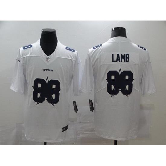 Nike Cowboys 88 Ceedee Lamb White Shadow Logo Limited Jersey