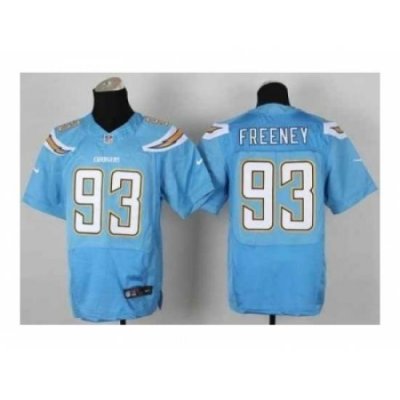 Nike San Diego Chargers 93 DWight Freeney Light blue Elite neW NFL Jersey