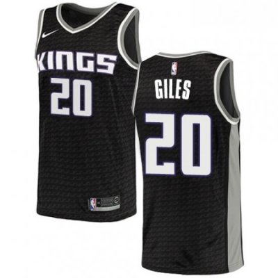 Mens Nike Sacramento Kings 20 Harry Giles Authentic Black NBA Jersey Statement Edition