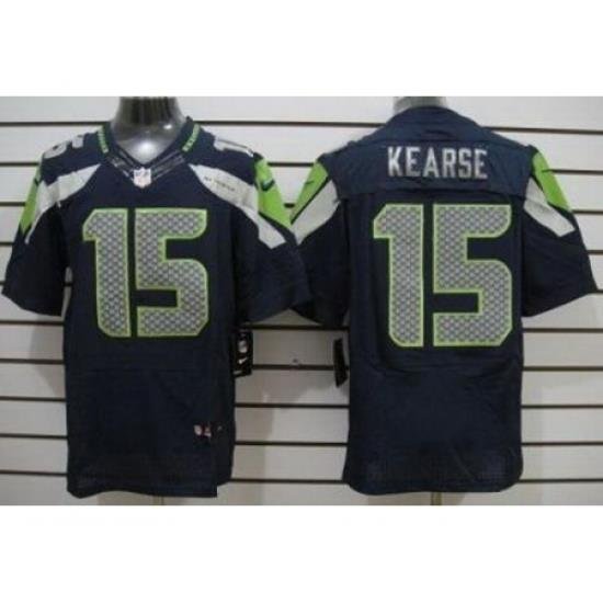 Nike Seattle Seahawks 15 Jermaine Kearse Blue Elite NFL Jersey