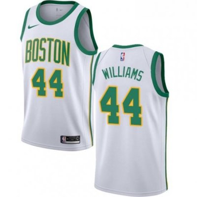 Youth Nike Boston Celtics 44 Robert Williams Swingman White NBA Jersey City Edition